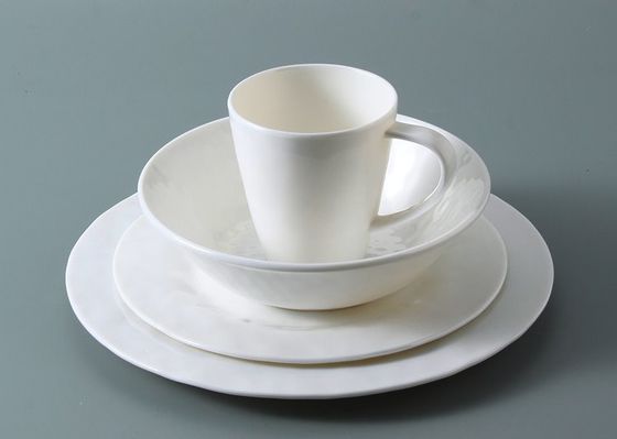 BPA Free Round Melamine Dinner Set Unbreakable For 1