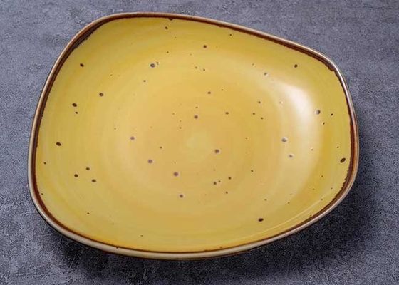 Irregular Color Glaze 7.25" 8.75" 10.5" Salad Serving Plates