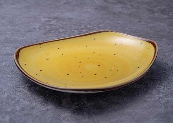 Irregular Color Glaze 7.25" 8.75" 10.5" Salad Serving Plates