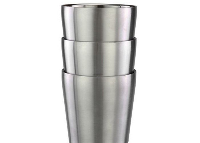 Shatterproof Stainless Steel Utensil 175ml 260ml Stainless Tumbler Cups