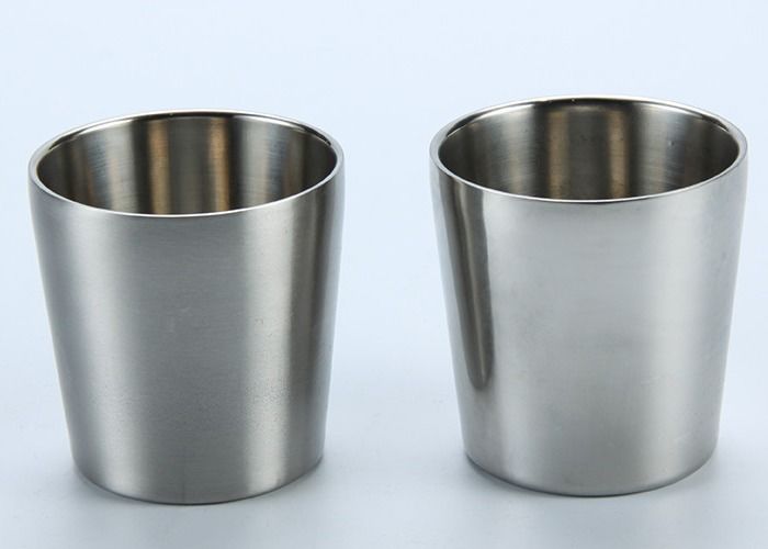 Shatterproof Stainless Steel Utensil 175ml 260ml Stainless Tumbler Cups